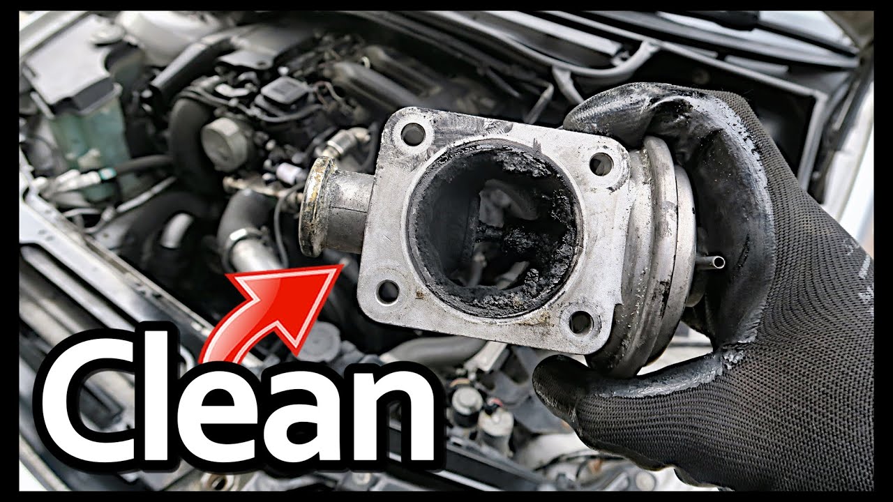 clean egr valve