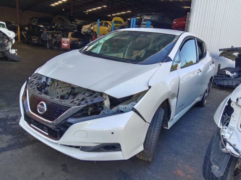 Nissan Leaf 2020 white wreaked